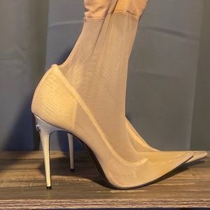 Current Dolce & Gabbana - Kim Stretch Tulle Ankle Boots